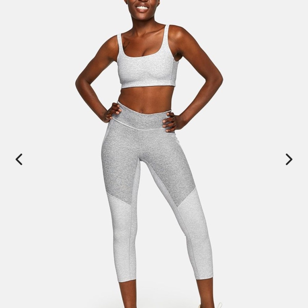 OUTDOOR VOICES 3/4 Two-Tone Leggings